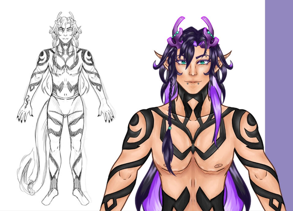 Online avatar : Ink-dragon Mikkail